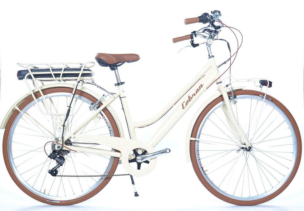 Bicicletta elettrica da donna Cobran retrò 2.0